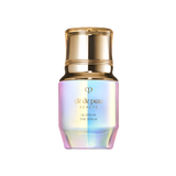 Clé de Peau Beauté "Le Sérum" in a prismatic glass bottle with a gold pump top.
