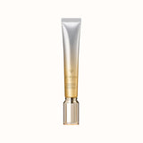 A gold and silver tube of Clé de Peau Beauté Wrinkle Smoothing Serum Supreme, with a metallic gold cap.