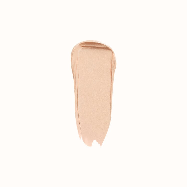 Swatch of light beige liquid foundation.